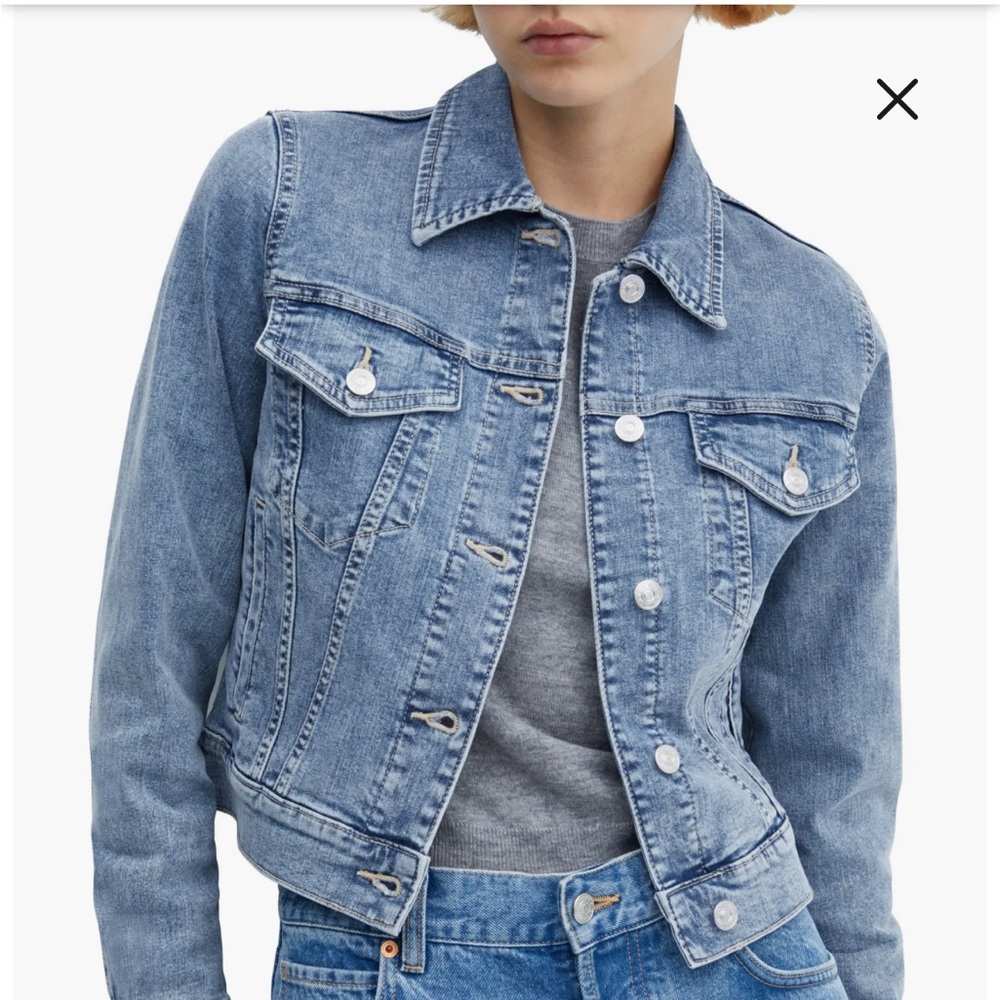 Mango stretch denim jacket